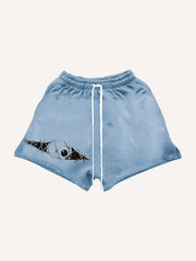 Horrible Human Skin Eye Totem Shorts