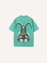 The person giving Christmas gifts isn't necessarily Santa Claus Pure cotton washed short-sleeved shirts