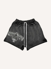 Medieval King Knight Armor Totem Shorts