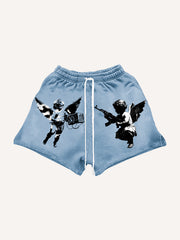 Jesus Christ Saint Bless Me Shorts