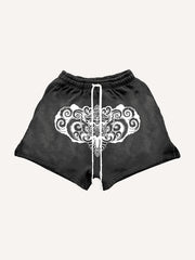 Retro God of Wealth Totem Sweatpants
