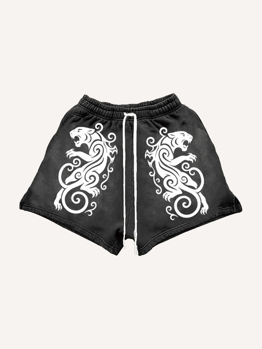 Totem Tattoo Giant Wolf Shorts