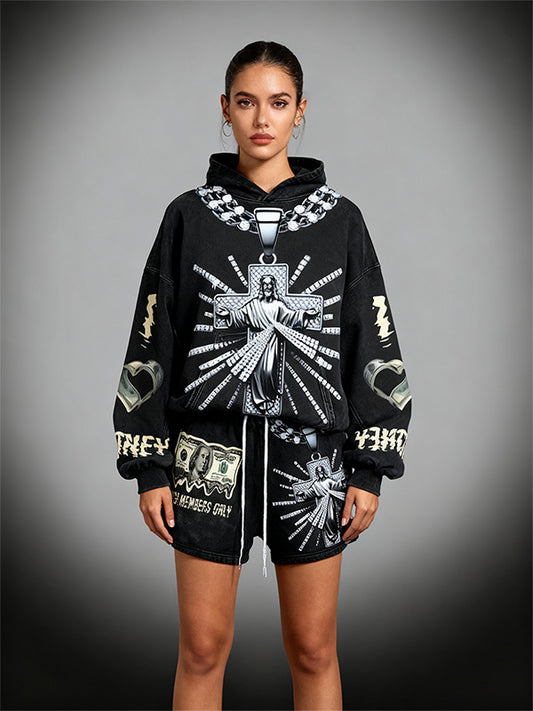 Faith in Christ Blessing Street Comfortable Sweatshirt
