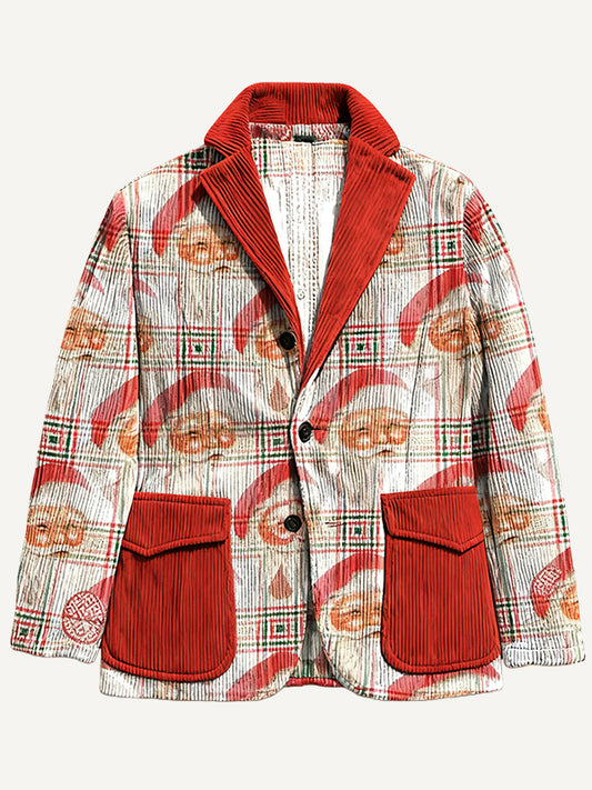 Christmas parody skeleton grandpa theme various artist-printed blazers