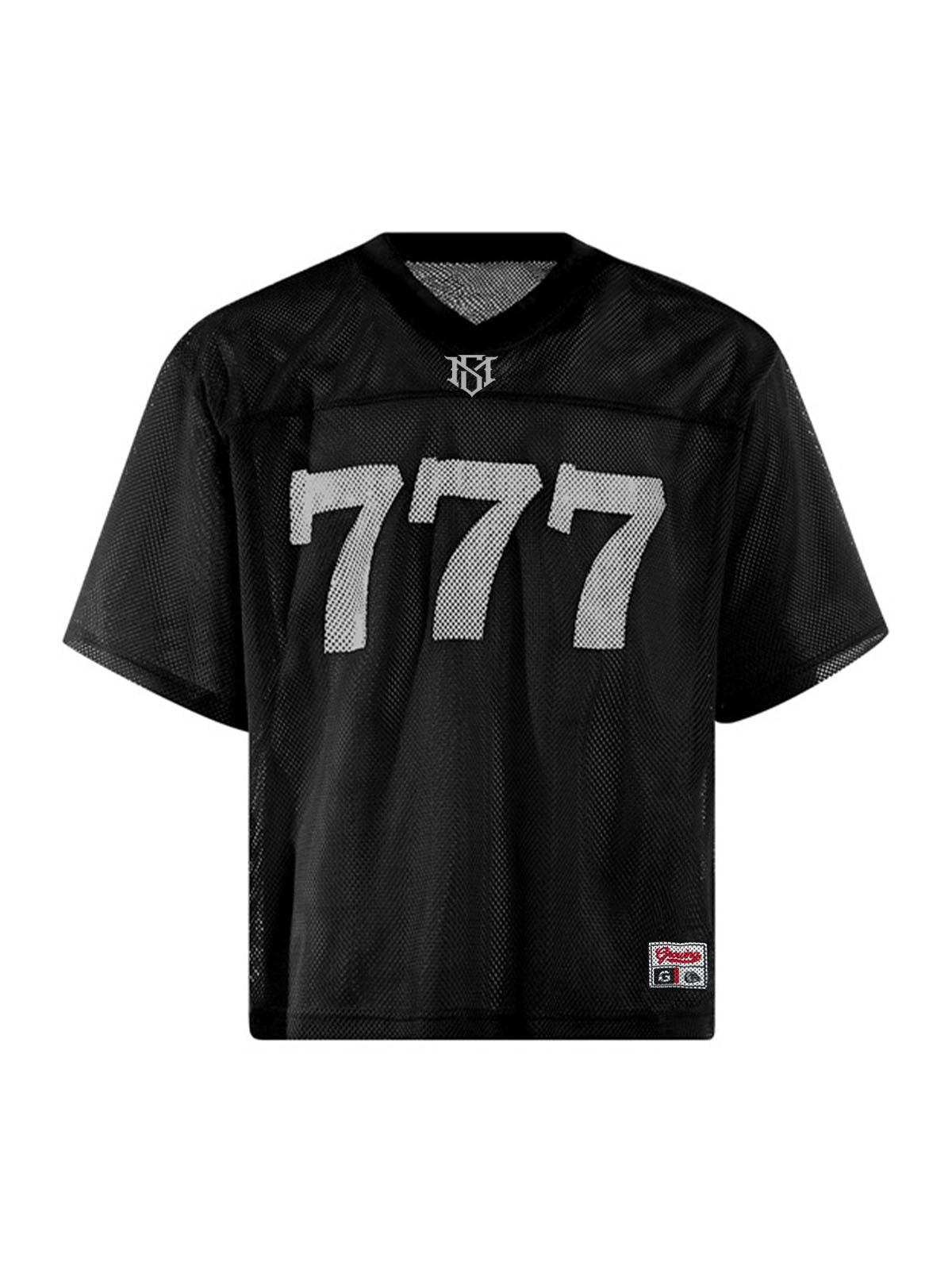 Jersey Letter Print Quick Dry V-neck T-shirt