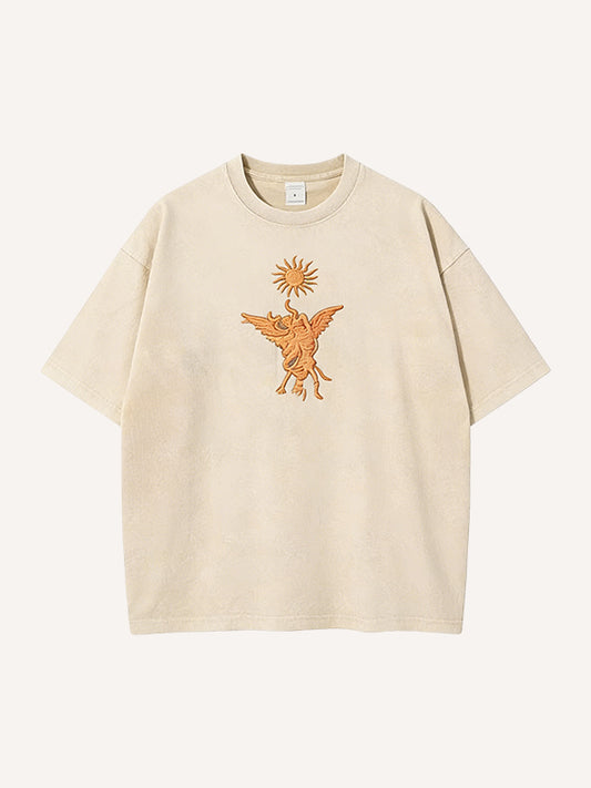 Even the Stars Despise You Printed Washed Short Sleeve