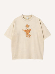 Even the Stars Despise You Printed Washed Short Sleeve