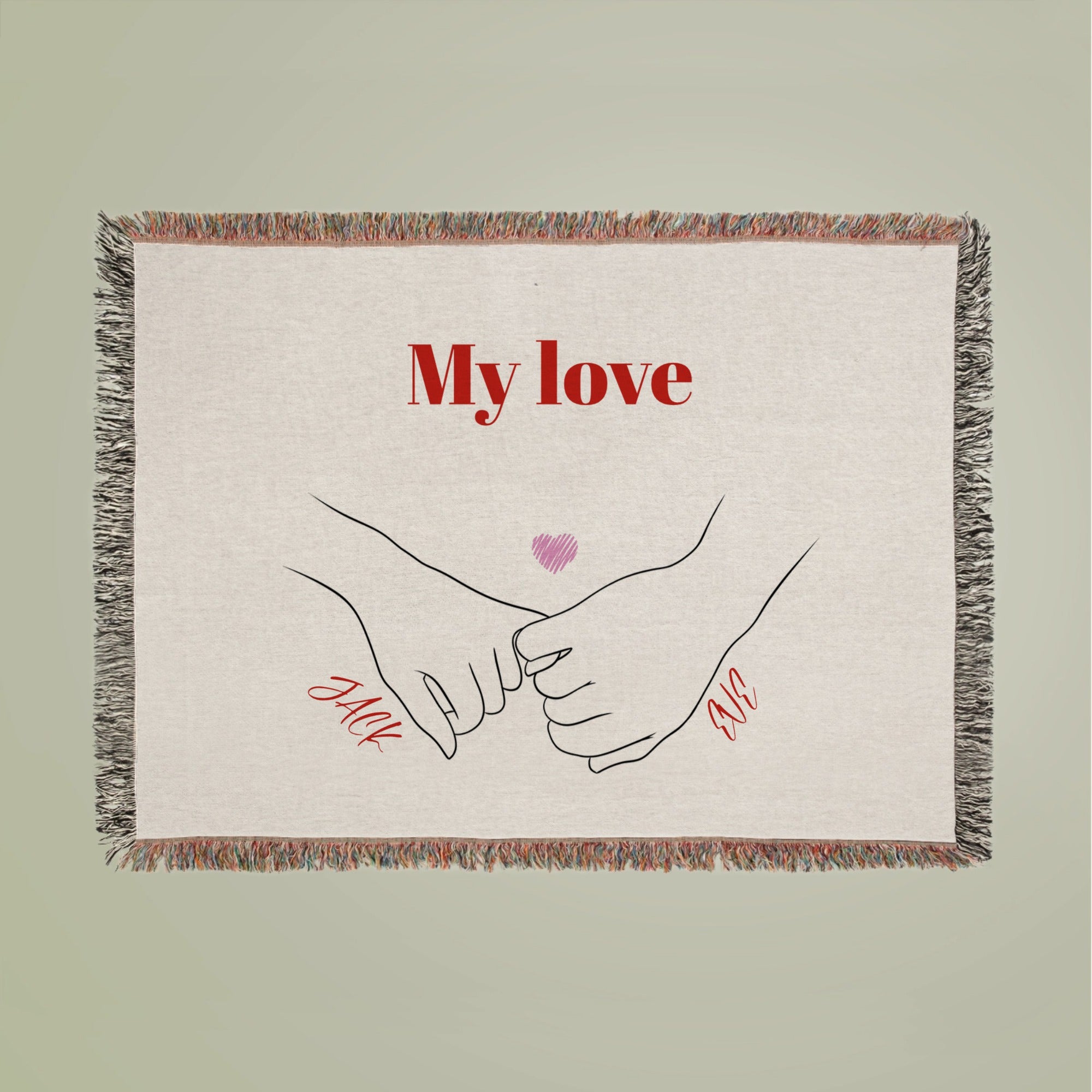 My love Woven Blanket