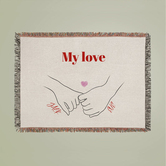 My love Woven Blanket