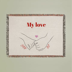 My love Woven Blanket