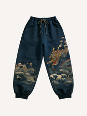 Classic Dragon Style Corduroy Trousers