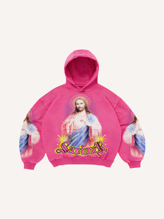 Anyone can believe in God - Warm Printed Sweatshirt
