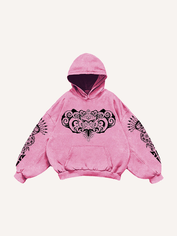 Retro God of Wealth Totem Sweatshirt