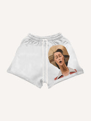 Artist reimagines leaders to create limited-edition shorts