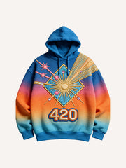 Alien Bizarre Creatures 420 Theme Hoodie