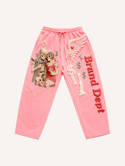 Love is an unwavering belief themed fashion trousers