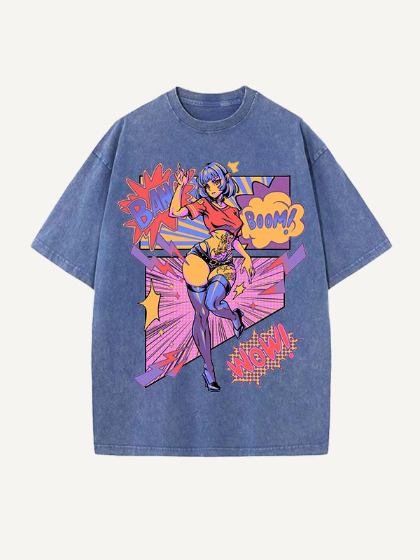 2026 AI Girl Arrives Pure Cotton Printed Sweatshirt