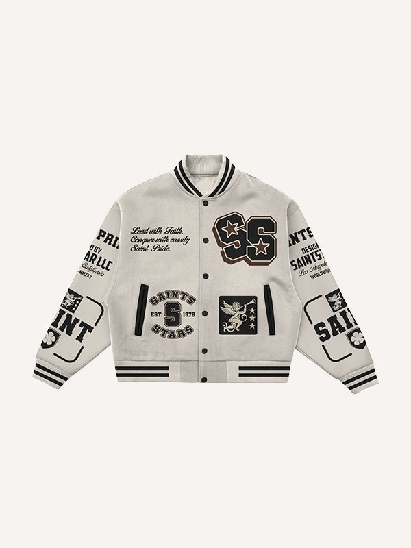 Rap handsome street fashion baseball uniform