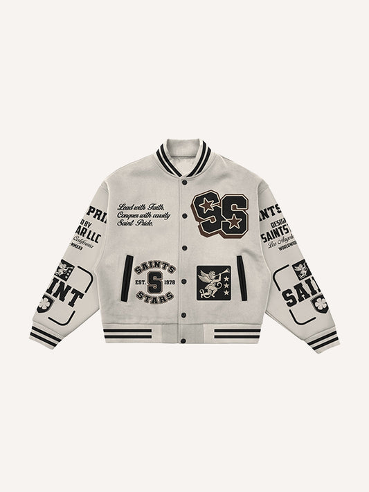 Rap handsome street fashion baseball uniform
