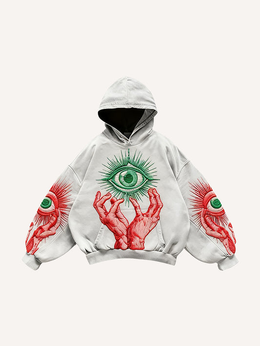 All-Seeing Eyes Are Watching Loose Hoodie
