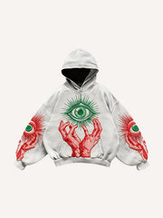 All-Seeing Eyes Are Watching Loose Hoodie