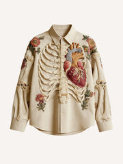 Love Is Forever Skeleton Graphic Shirt