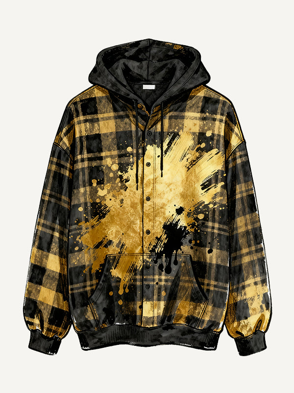 Stylish Gold Splatter Hoodie