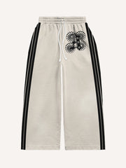 Lord Let Us Keep Peace patchwork print baseball pants