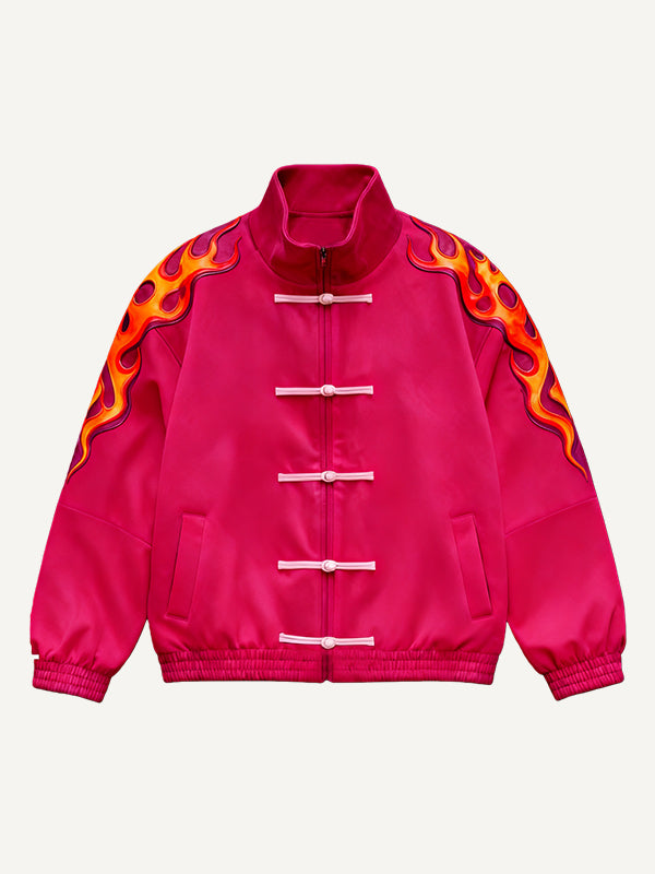 Kung Fu King Fashionable Chinese Oriental Power Trendy Retro Hand-printed Jacket