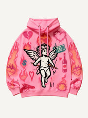 Love is as hot as fire comfortable loose sweatshirt