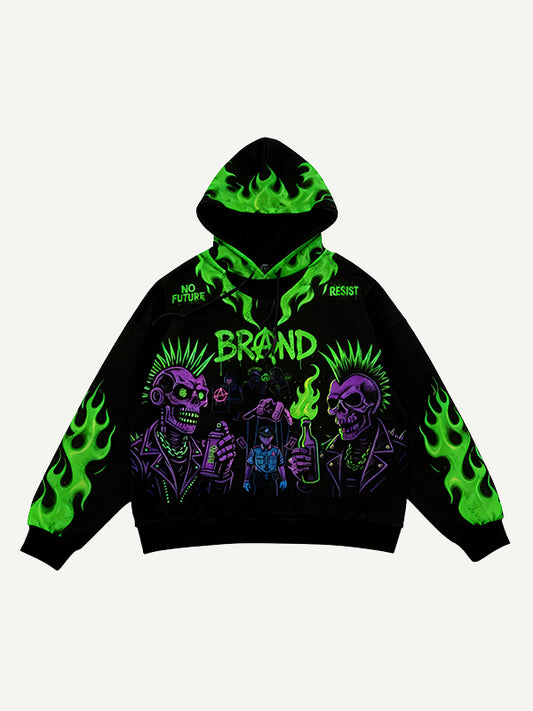 Hellfire Punk Band plays a new chapter for you Hoodie