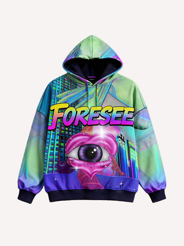 Holding my Prophet is Eye hoodie in my hands