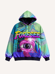 Holding my Prophet is Eye hoodie in my hands