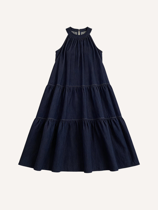 2026 Spring/Summer New Dark Breathable Plus Size Dress