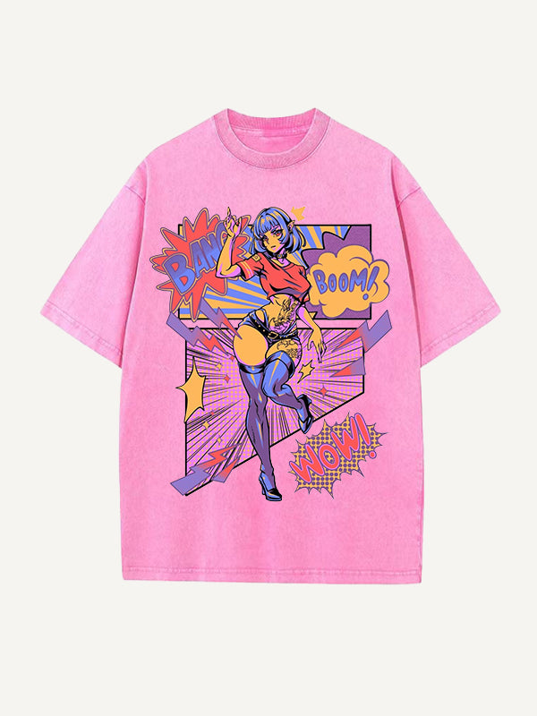 2026 AI Girl Arrives Pure Cotton Printed Sweatshirt