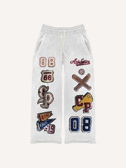 Patchwork distressed fashion Pants