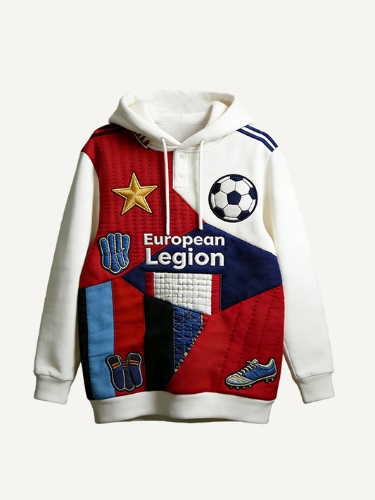 Advancing European Legion Fan Print Hoodie