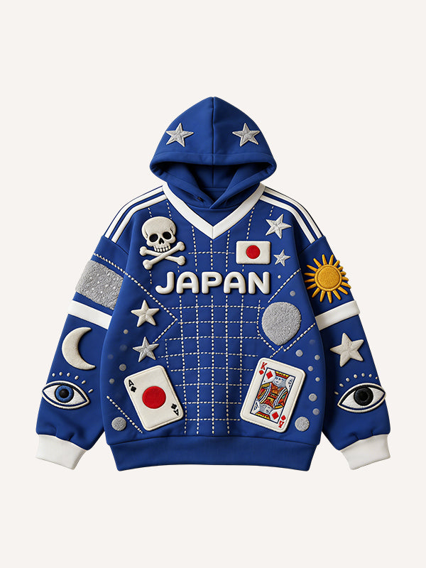 East Asia Football Light 2026 Commemorative Graphic Print Hoodie