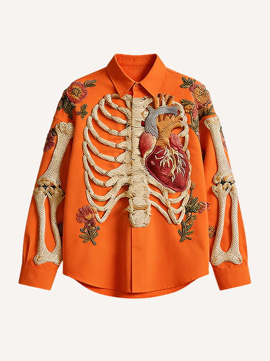 Love Is Forever Skeleton Graphic Shirt