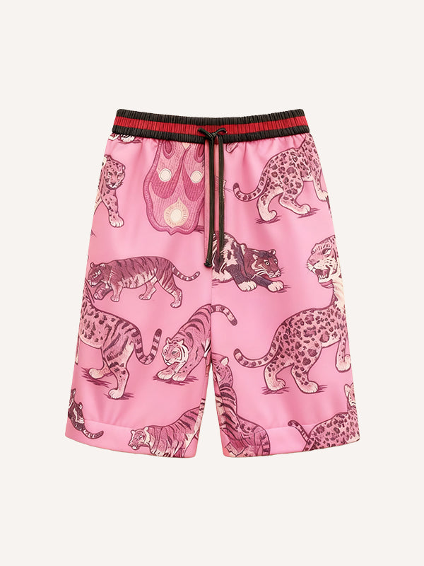 High-end textured trendy artist big-eyed shorts