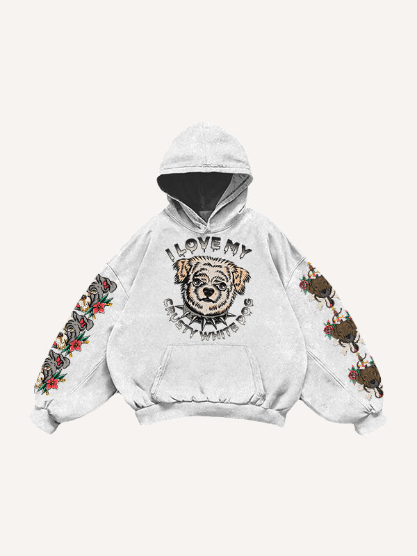 Cute Dog Tattoo Memorial Sweatshirt