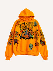 Little Monster Big Battle Y2K Classic Trendy Hooded Sweatshirt