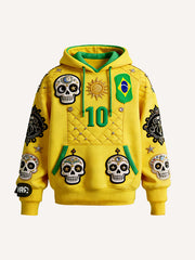 South America No. 10 Legendary Trendy Commemorative Design Printed Sweatshirt