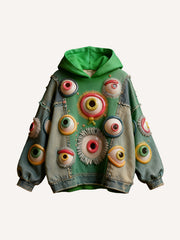 Did the vintage-style alien monster scare you Hoodies