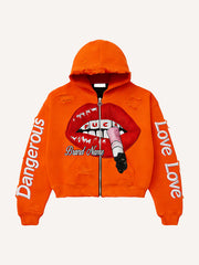 Dangerous Woman Corduroy High-Fashion Sweatshirt