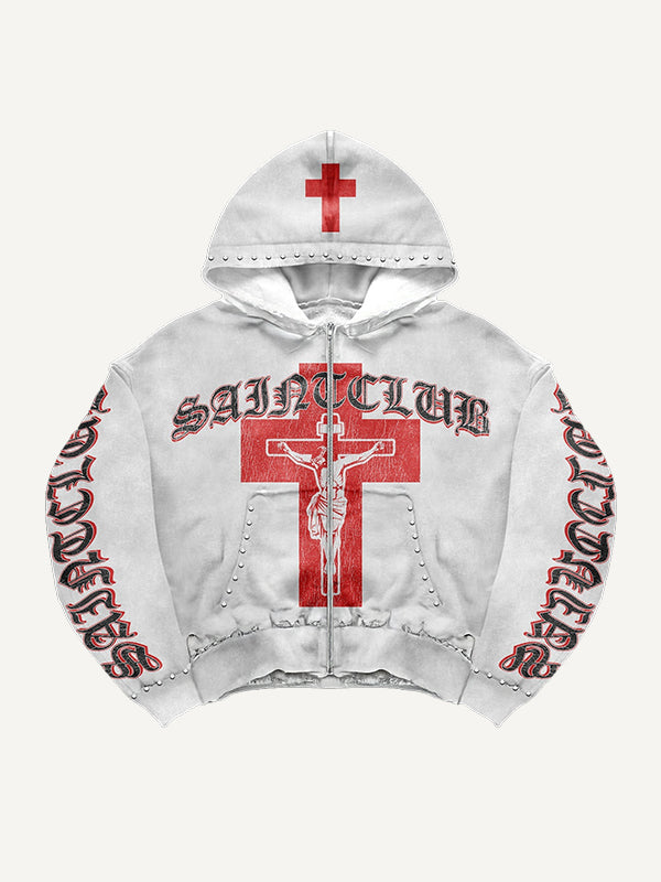Holy Cross Classic Old Jesus Bless Me Sweatshirt