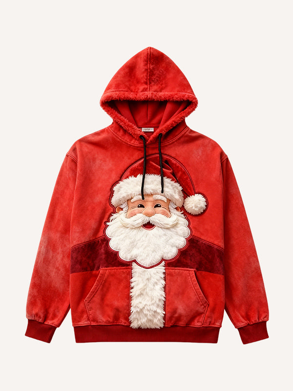 Stylish Santa Claus Print Sweatshirt  Unique and Not Like the Same Style