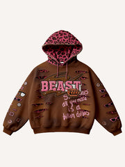 Wild Beast Night Fashion Street Hoodie