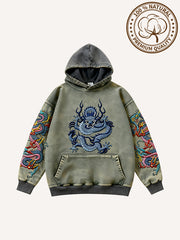 loong Soars Across the Seas Soaring to Great Heights Hoodie(unisex)