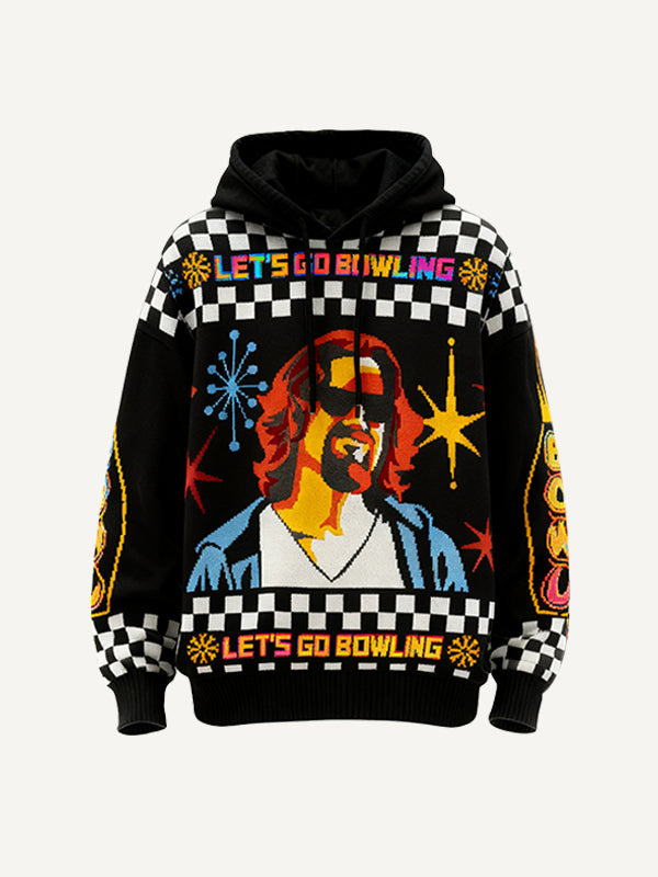 Watching Christ DJing Virgin Mary multicolored humorous sweatshirt